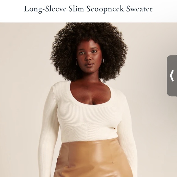 Abercrombie & Fitch Sweaters - Abercrombie long sleeve slim Scoopneck sweater